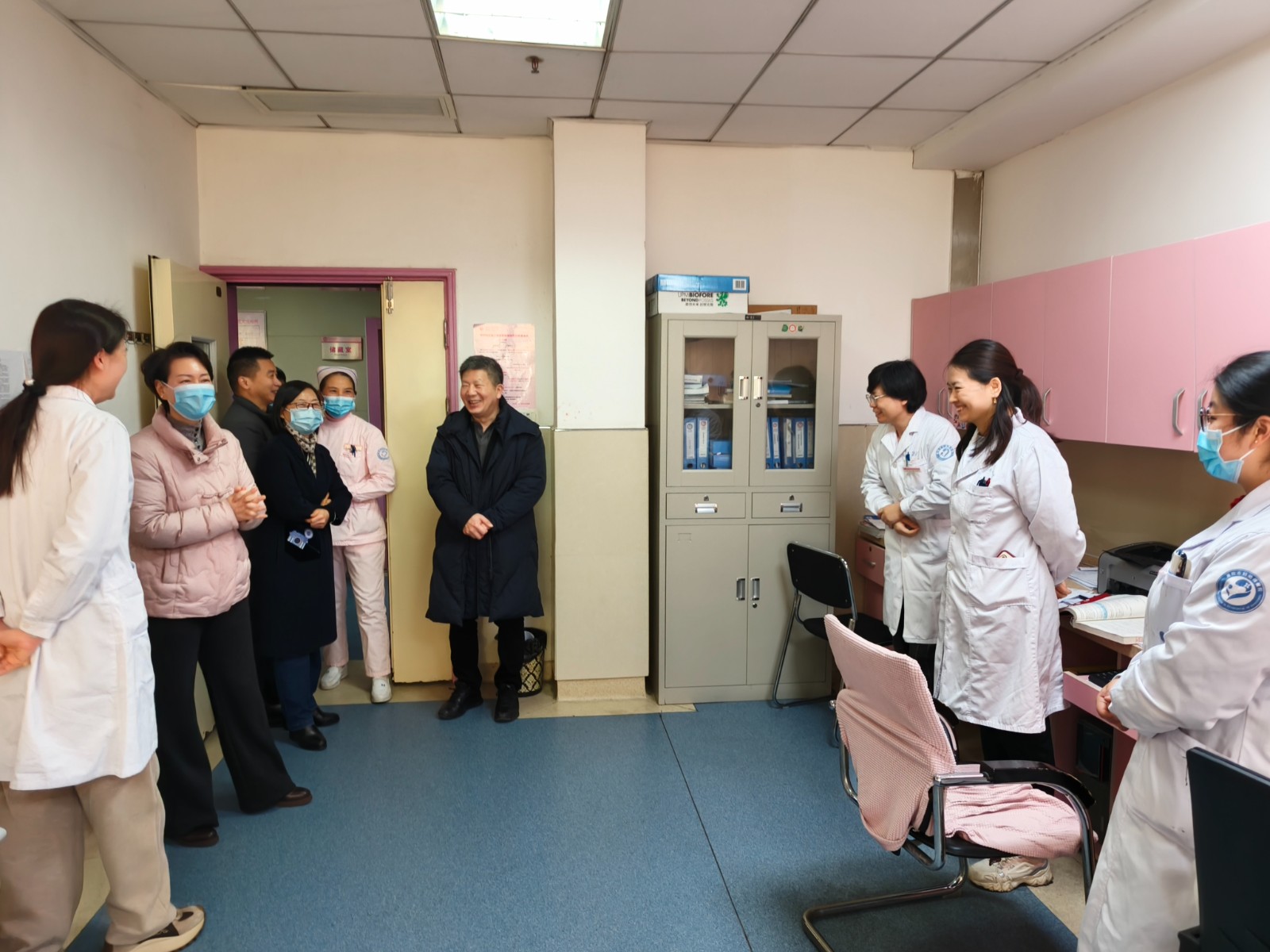 市妇幼保健院领导班子慰问各科室，鼓舞士气，助力新年开局